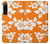 S2245 Hawaiian Hibiscus Orange Pattern Case For Sony Xperia 5 IV