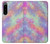 S3706 Pastel Rainbow Galaxy Pink Sky Case For Sony Xperia 5 IV