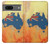 S2494 Australia Flag Map Rock Texture Case For Google Pixel 7