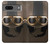 S2645 Vintage Brown Goggles Motorcycle Helmet Case For Google Pixel 7