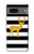 S2794 Black and White Striped Deer Gold Sparkles Case For Google Pixel 7
