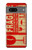 S3552 Vintage Fragile Label Art Case For Google Pixel 7