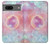 S3709 Pink Galaxy Case For Google Pixel 7