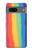 S3799 Cute Vertical Watercolor Rainbow Case For Google Pixel 7