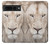 S2399 White Lion Face Case For Google Pixel 7 Pro