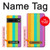 S3678 Colorful Rainbow Vertical Case For Google Pixel 7 Pro