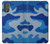 S2958 Army Blue Camo Camouflage Case For Motorola Moto G Power 2022, G Play 2023