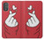 S3701 Mini Heart Love Sign Case For Motorola Moto G Power 2022, G Play 2023