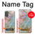 S3717 Rose Gold Blue Pastel Marble Graphic Printed Case For Motorola Moto G Power 2022, G Play 2023