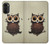 S0360 Coffee Owl Case For Motorola Moto G52, G82 5G
