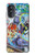 S0588 Wall Graffiti Case For Motorola Moto G52, G82 5G