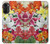 S3205 Retro Art Flowers Case For Motorola Moto G52, G82 5G