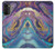 S3676 Colorful Abstract Marble Stone Case For Motorola Moto G52, G82 5G