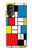S3814 Piet Mondrian Line Art Composition Case For Motorola Moto G52, G82 5G