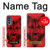S1090 Red Wolf Case For Motorola Moto G62 5G