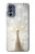 S1980 White Peacock Case For Motorola Moto G62 5G