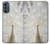 S1980 White Peacock Case For Motorola Moto G62 5G