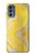 S2713 Yellow Snake Skin Graphic Printed Case For Motorola Moto G62 5G