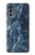 S2799 Light Blue Marble Stone Graphic Printed Case For Motorola Moto G62 5G