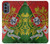 S3300 Portugal Flag Vintage Football Graphic Case For Motorola Moto G62 5G