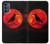 S3328 Crow Red Moon Case For Motorola Moto G62 5G S3328 Crow Red Moon Case For Motorola Moto G62 5G
