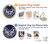 S3357 Navy Blue Bandana Pattern Case For Motorola Moto G62 5G
