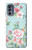 S3494 Vintage Rose Polka Dot Case For Motorola Moto G62 5G