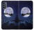 S3508 Xmas Santa Moon Case For Motorola Moto G62 5G