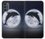S3510 Dolphin Moon Night Case For Motorola Moto G62 5G