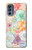 S3705 Pastel Floral Flower Case For Motorola Moto G62 5G