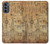 S3868 Aircraft Blueprint Old Paper Case For Motorola Moto G62 5G