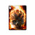 S0863 Hell Fire Skull Hard Case For iPad 10.9 (2025,2022)