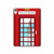 S2059 England British Telephone Box Minimalist Hard Case For iPad 10.9 (2022)