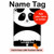 S2085 Panda Minimalist Hard Case For iPad 10.9 (2025,2022)