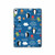 S2572 Marine Penguin Pattern Hard Case For iPad 10.9 (2025,2022)