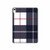 S3452 Plaid Fabric Pattern Hard Case For iPad 10.9 (2025,2022)