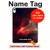 S3897 Red Nebula Space Hard Case For iPad 10.9 (2025,2022)