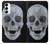 S1286 Diamond Skull Case For Samsung Galaxy S23