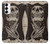 S1676 Skull Rose Case For Samsung Galaxy S23