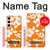 S2245 Hawaiian Hibiscus Orange Pattern Case For Samsung Galaxy S23