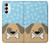 S2669 Cute Dog Paws Bones Cartoon Case For Samsung Galaxy S23