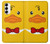 S2760 Yellow Duck Tuxedo Cartoon Case For Samsung Galaxy S23