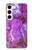 S2907 Purple Turquoise Stone Case For Samsung Galaxy S23