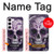S3582 Purple Sugar Skull Case For Samsung Galaxy S23
