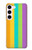 S3678 Colorful Rainbow Vertical Case For Samsung Galaxy S23
