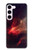 S3897 Red Nebula Space Case For Samsung Galaxy S23