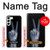 S3101 X-ray Peace Sign Fingers Case For Samsung Galaxy S23 Plus