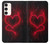 S3682 Devil Heart Case For Samsung Galaxy S23 Plus