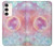 S3709 Pink Galaxy Case For Samsung Galaxy S23 Plus