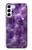 S3713 Purple Quartz Amethyst Graphic Printed Case For Samsung Galaxy S23 Plus